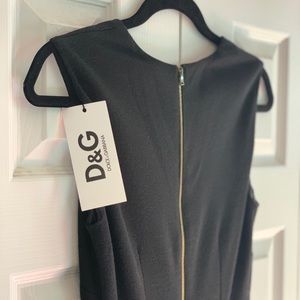Dolce & Gabbana body hugging black dress